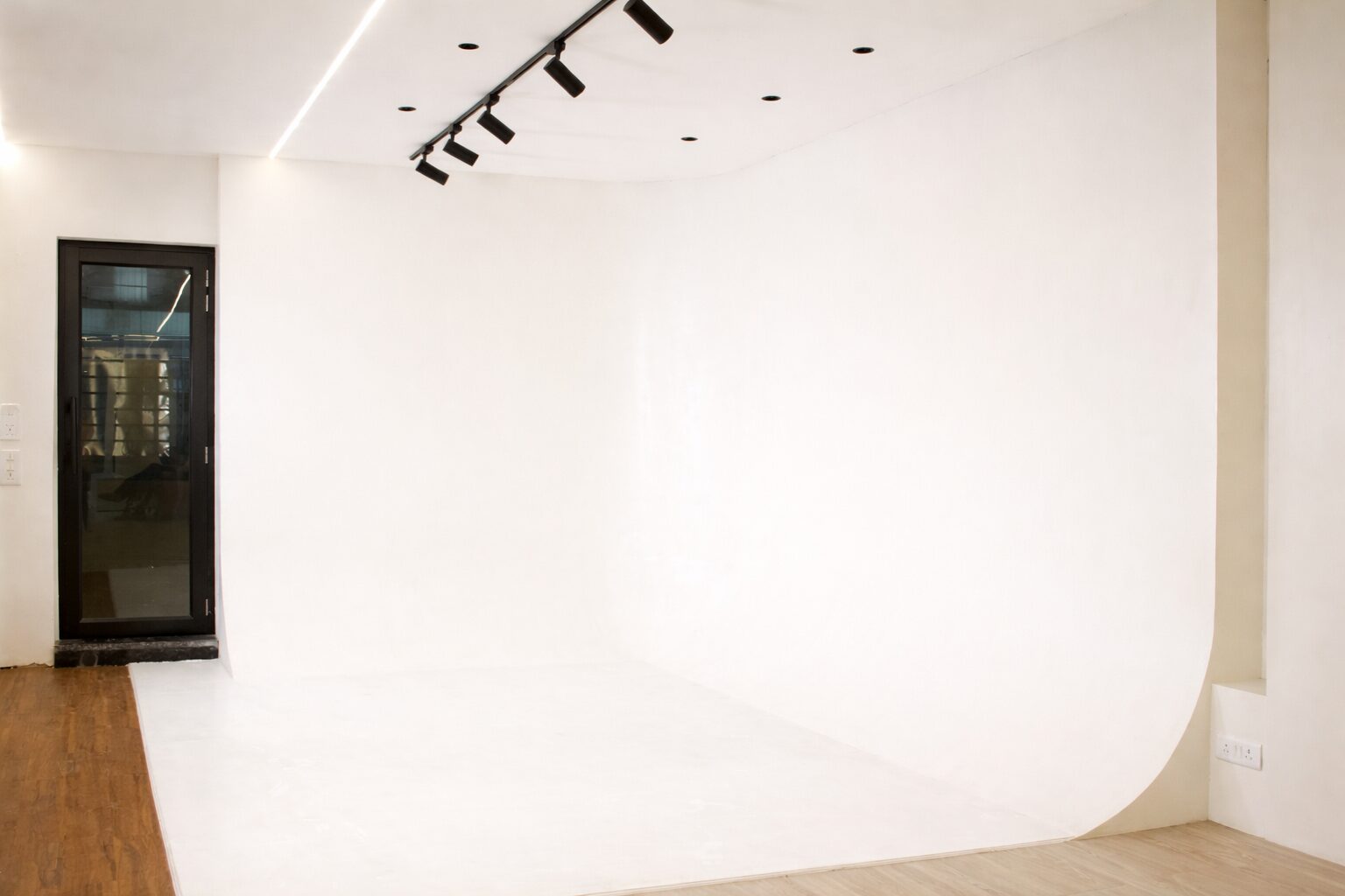 The Infinity Wall — seamless white cyclorama