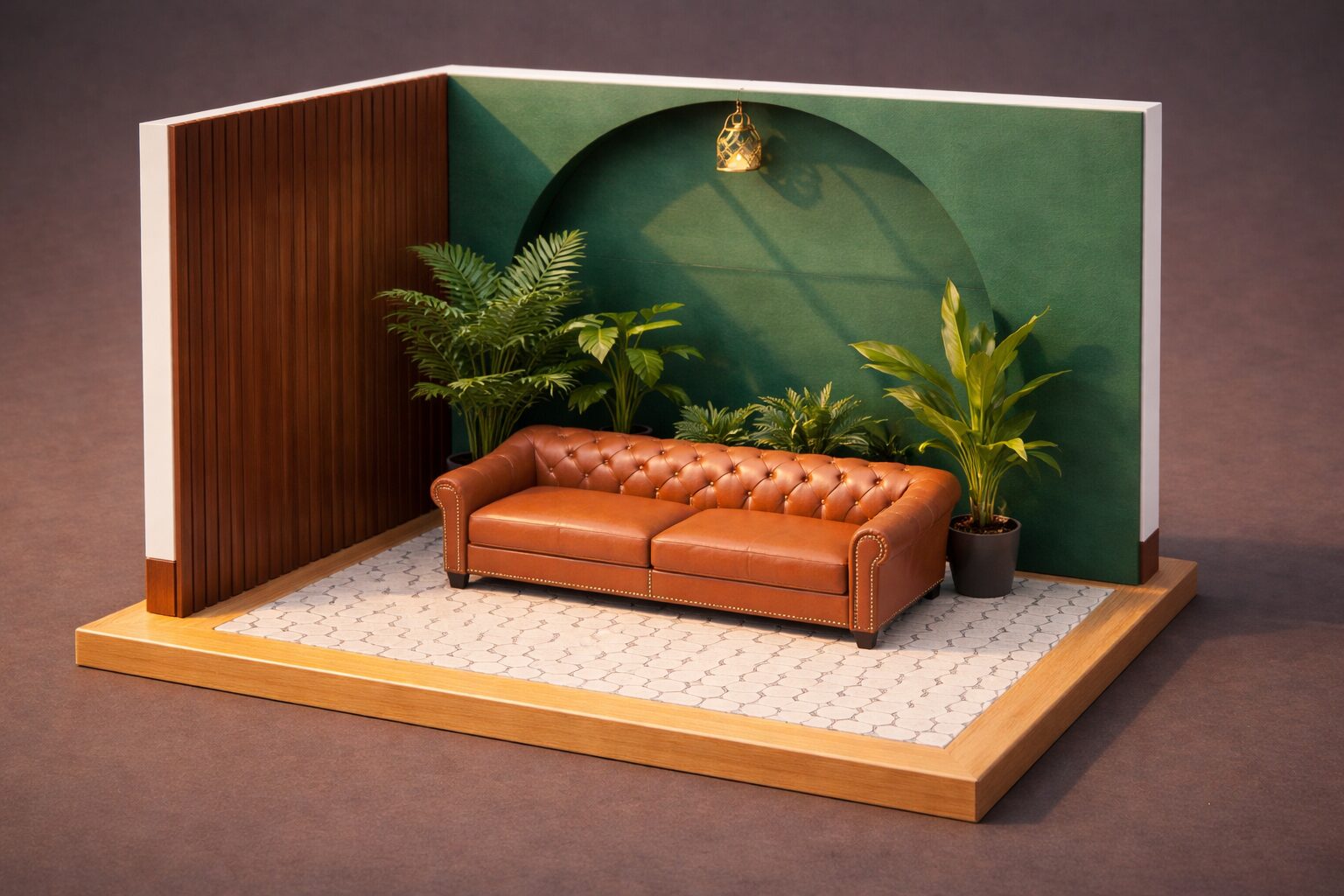 The Palm — 3D set render